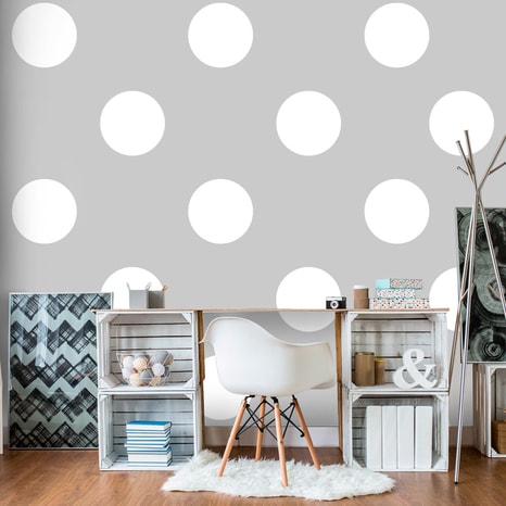 FOTO TAPETA - CHARMING DOTS - TAPETE S UZORKOM - TAPETE