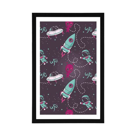 POSZTER PASZPORTUVAL BARÁTSÁGOS UFÓ - KÖZLEKEDÉSI ESZKÖZÖK - POSZTEREK