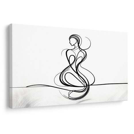 OBRAZ ELEGANTNÍ LINIE ŽENY - OBRAZY ŽENY - OBRAZY