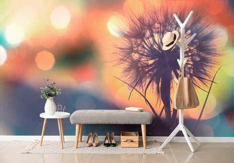 SAMOLEPÍCÍ TAPETA ZÁŘIVÁ PAMPELIŠKA - SAMOLEPÍCÍ TAPETY - TAPETY