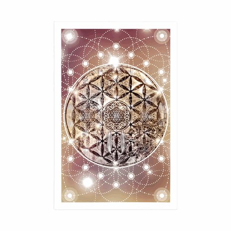POSTER BEZAUBERNDES MANDALA - FENG SHUI - POSTER