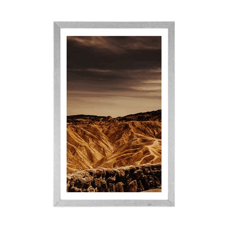 PLAKAT Z PASSE-PARTOUT PARK NARODOWY DEATH VALLEY W AMERYCE - PRZYRODA - PLAKATY