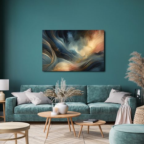 OBRAZ PLYNUTÍ SVĚTLA A TMY - OBRAZY ABSTRAKTNÍ TVARY - OBRAZY
