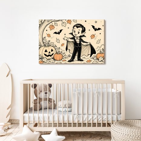 OBRAZ MALÝ UPÍREK S DÝNĚMI - HALLOWEENSKÉ A HOROROVÉ OBRAZY - OBRAZY