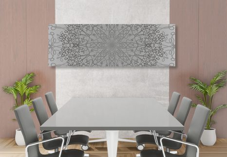 TABLOU ORNAMENT CIRCULAR GRI - TABLOURI FENG SHUI - TABLOURI