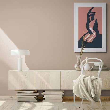 POSTER MIT PASSEPARTOUT ZÄRTLICHKEIT DES WEIBLICHEN KÖRPERS - FRAUEN - POSTER