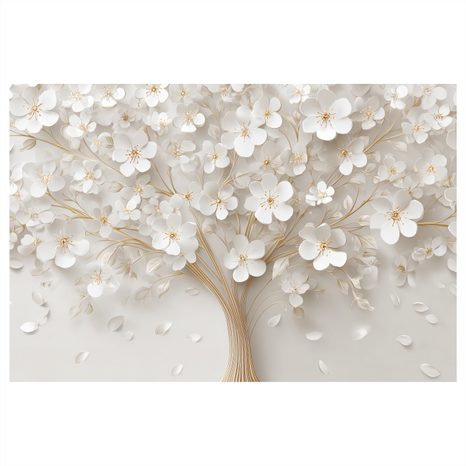 OBRAZ JEMNÝ KVĚTINOVÝ STROM ŽIVOTA - OBRAZY STROM ŽIVOTA - OBRAZY