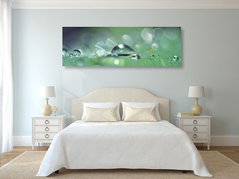 КАРТИНА НА ПЛАТНО – КАПКА РОСА - КАРТИНИ НА ПРИРОДАТА И ПЕЙЗАЖИ - КАРТИНИ