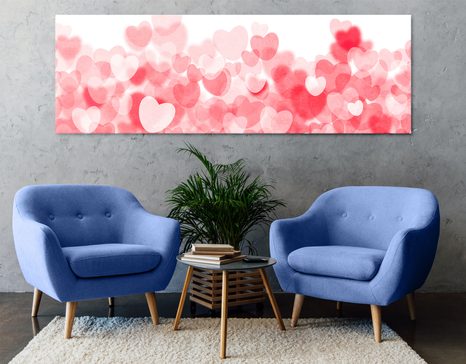 SLIKA RDEČI SRČKI - SLIKE LJUBEZEN - SLIKE