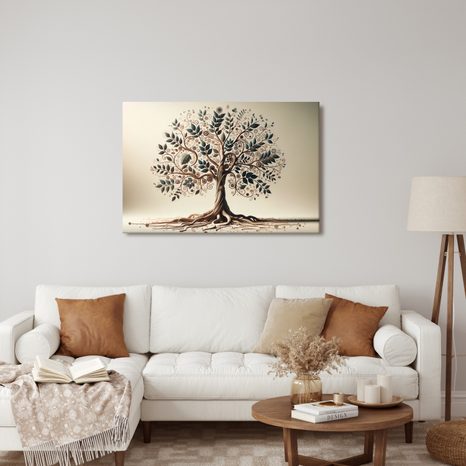 OBRAZ STROM ŽIVOTA S JEMNÝMI DETAILY - OBRAZY STROMY ŽIVOTA - OBRAZY