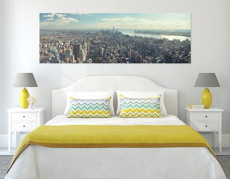 TABLEAU SUR TOILE – VUE SUR LE CENTRE ENCHANTEUR DE NEW YORK - TABLEAUX DE LA VILLE - TABLEAUX