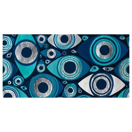 TABLEAU SUR TOILE – CERCLES HYPNOTIQUES ET YEUX - TABLEAUX PAR THÈME - TABLEAUX