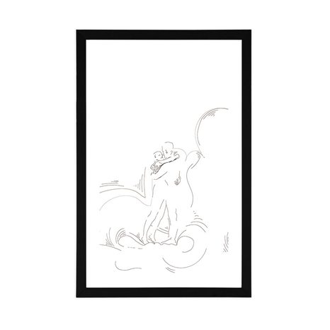 PLAKÁT S PASPARTOU SÍLA SKUTEČNÉ LÁSKY - MOTIVY Z NAŠÍ DÍLNY - PLAKÁTY