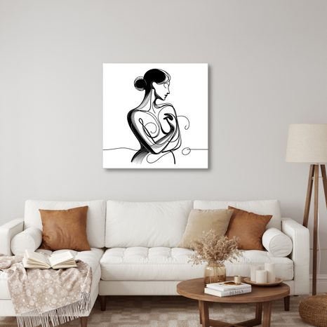 OBRAZ LINIE ŽENSKÉ ELEGANCE - OBRAZY ŽENY - OBRAZY