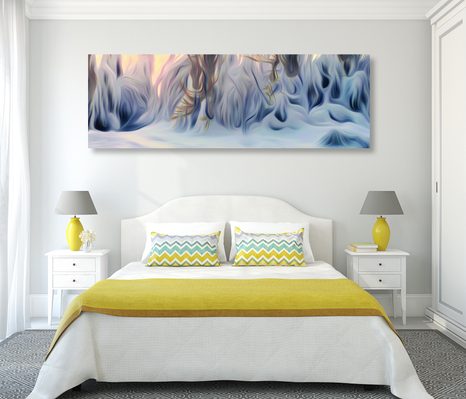 TABLOU RĂDĂCINILE COPACULUI ÎNGHEȚATE - TABLOU NATURĂ ȘI PEISAJE NATURALE - TABLOURI