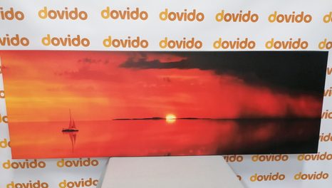 SLIKA SAMOTNA LADJA - SLIKE NARAVE IN POKRAJINE - SLIKE