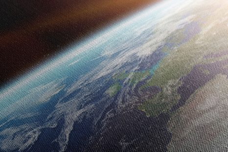 OBRAZ POHĽAD NA PLANÉTU Z VESMÍRU - OBRAZY VESMÍRU A HVIEZD - OBRAZY