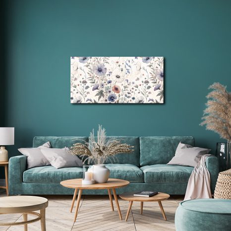 WANDBILD WIESENHARMONIE - WANDBILDER FELDER UND WIESEN - BILDER