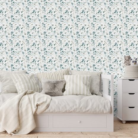 SAMOLEPÍCÍ TAPETA JEMNÉ KVĚTINOVÉ VĚTVIČKY - ΤΑΠΕΤΣΑΡΊΑ ΜΕ ΣΧΈΔΙΑ - ΤΑΠΕΤΣΑΡΊΕΣ