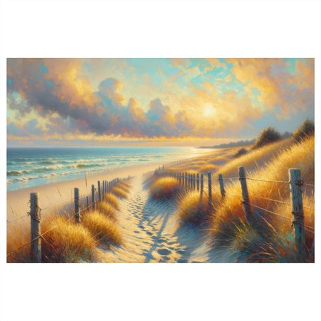 OBRAZ CESTA MEZI DUNAMI K MOŘI - OBRAZY MOŘE A PLÁŽ - OBRAZY