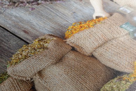 QUADRO SU TELA – ERBE MEDICINALI - QUADRI DI CIBI E BEVANDE - STAMPE E QUADRI