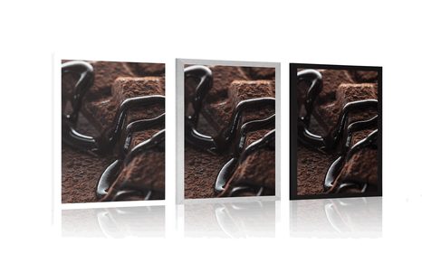 PLAKÁT LAHODNÉ KOUSKY ČOKOLÁDY - S KUCHYŇSKÝM MOTIVEM - PLAKÁTY