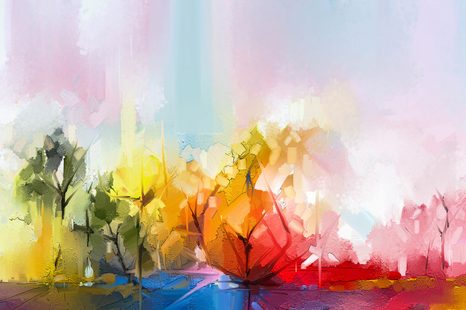 SELBSTKLEBENDE TAPETE ABSTRAKTE NATUR - SELBSTKLEBENDE TAPETEN - TAPETEN