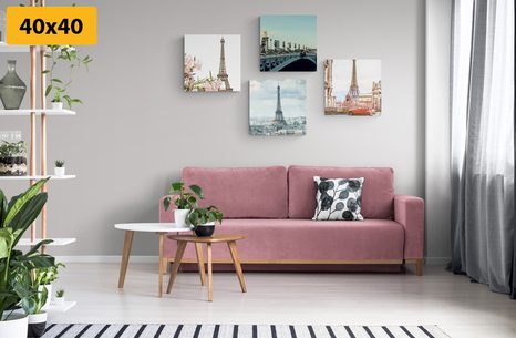 SET DI QUADRI – TORRE EIFFEL - COLLEZIONI DI QUADRI - STAMPE E QUADRI