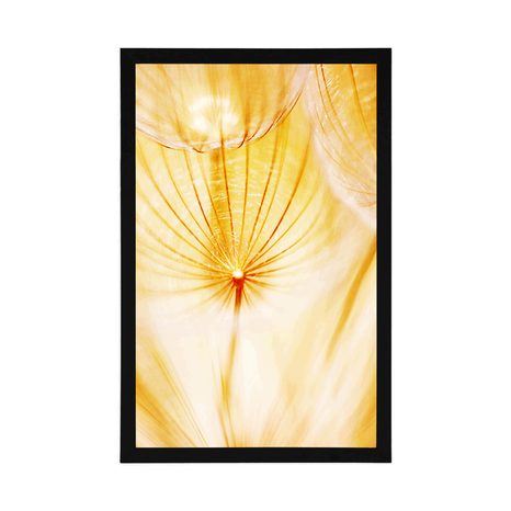 POSTER – DENTE DI LEONE IN ESECUZIONE GIALLA - FIORI - POSTER