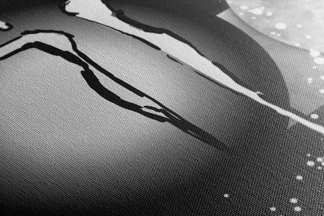 KÉP ETNO SZERELMES PÁR FEKETE FEHÉRBEN - FEKETE-FEHÉR KÉPEK - KÉPEK