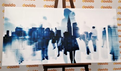 OBRAZ SILUETY PODNIKATELŮ - OBRAZY LIDÍ - OBRAZY