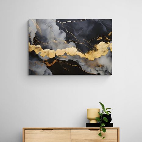 OBRAZ ČERNÝ MRAMOR - MRAMOROVÉ OBRAZY - OBRAZY