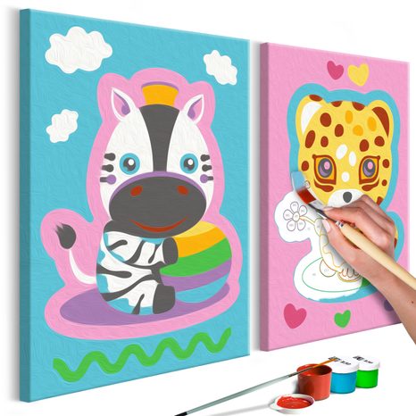 PICTURE PAINTING BY NUMBERS FOR CHILDREN'S ROOM
