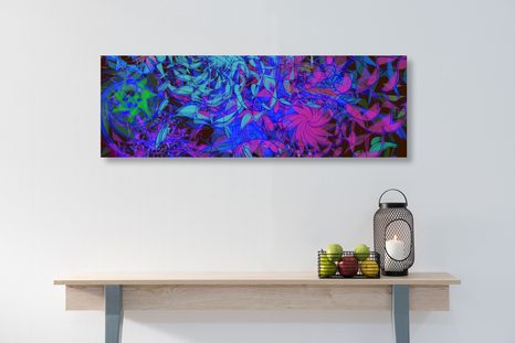 КАРТИНА НА ПЛАТНО – МОДЕРНА АБСТРАКЦИЯ В ИНТЕРЕСНО ИЗПЪЛНЕНИЕ - АБСТРАКТНИ КАРТИНИ - КАРТИНИ