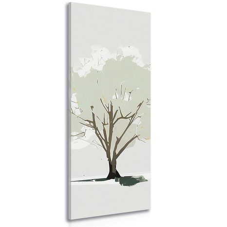 IMPRESSION SUR TOILE COURONNE D'ARBRE VERT - IMPRESSIONS SUR TOILE ARBRES ET FEUILLES - IMPRESSION SUR TOILE