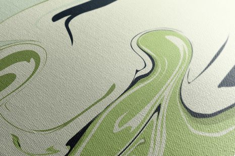 OBRAZ ABSTRAKTNÍ ZELENÝ VZOR - ABSTRAKTNÍ OBRAZY - OBRAZY