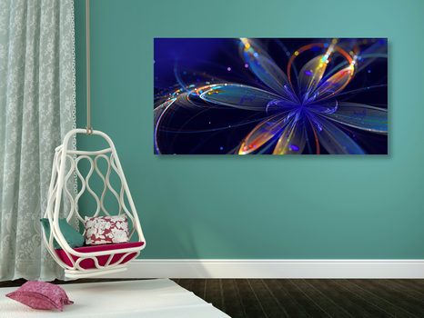 TABLOU FLOARE ÎN DESIGN VIRTUAL - TABLOURI ABSTRACTE - TABLOURI