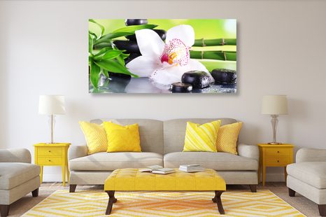 KÉP JAPÁN ORCHIDEA JAPÁN TÉMÁVAL - FENG SHUI KÉPEK - KÉPEK