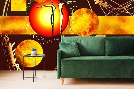 SAMOLEPÍCÍ TAPETA ETNO ZAMILOVANÝ PÁR - SAMOLEPÍCÍ TAPETY - TAPETY