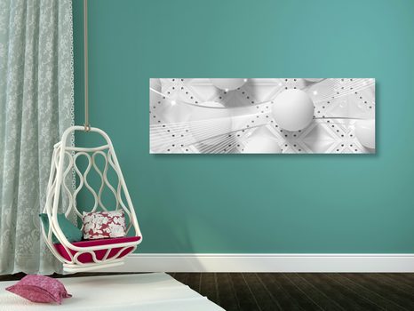 SLIKA LUKSUZ V ČRNOBELI IZVEDBI - ČRNOBELE SLIKE - SLIKE