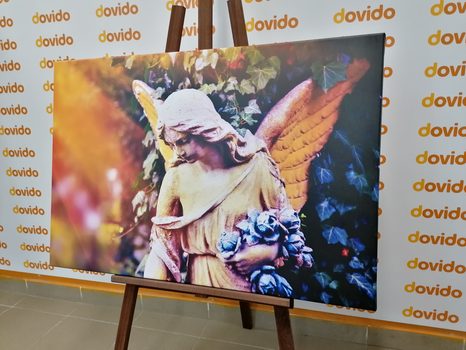 КАРТИНА НА ПЛАТНО – СТАТУЯ НА АНГЕЛ - КАРТИНИ НА АНГЕЛИ - КАРТИНИ