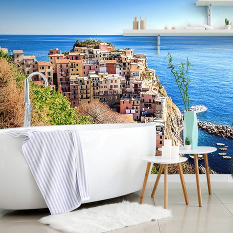 SELF ADHESIVE WALL MURAL MANAROLA IN ITALY - SELF-ADHESIVE WALLPAPERS - WALLPAPERS