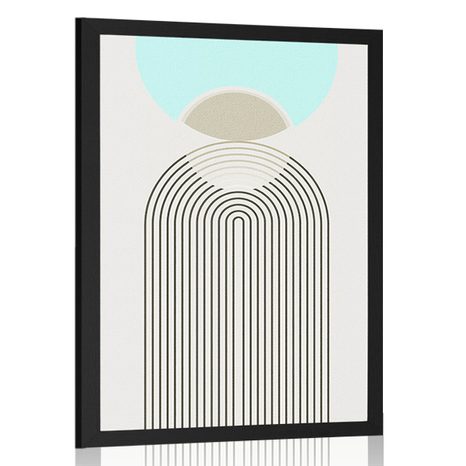POSTER CURCUBEUL VIITORULUI MID-CENTURY - MOTIVE DIN ATELIERUL NOSTRU - POSTERE