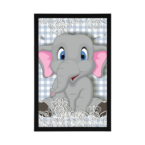 PLAKÁT MALÝ SLONÍK - ZVÍŘÁTKA - PLAKÁTY