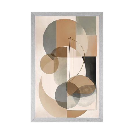 PLAKÁT ABSTRAKTNÍ TVARY NO9 - ABSTRAKTNÍ TVARY - PLAKÁTY