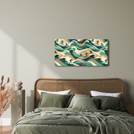 OBRAZ SPORT NA VLNÁCH OCEÁNU - PICTURES OF SEA AND BEACH - PICTURES