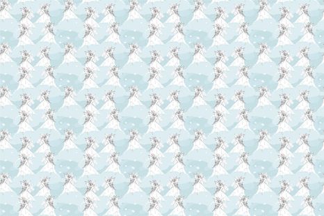 SAMOLEPÍCÍ TAPETA VÍLA NA MODRÉM POZADÍ - SAMOLEPÍCÍ TAPETY - TAPETY