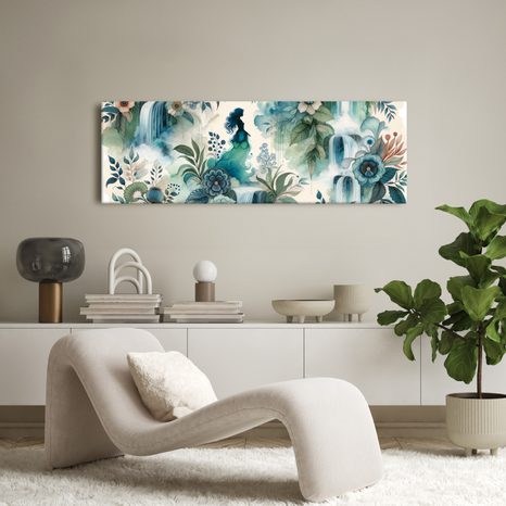 SLIKA VILINSKA POKRAJINA Z VODO - SLIKE ŽENSKE - SLIKE