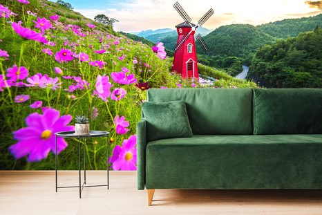 FOTOTAPETA LOUKA U KOUZELNÉHO MLÝNA - TAPETY PŘÍRODA - TAPETY