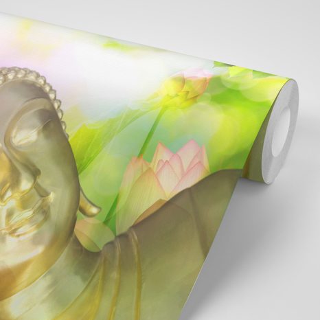 TAPETE SCHLAFENDER BUDDHA - TAPETEN MIT FENG SHUI-MOTIVEN - TAPETEN